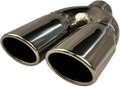 Oval Slant | Dual Exit Tip